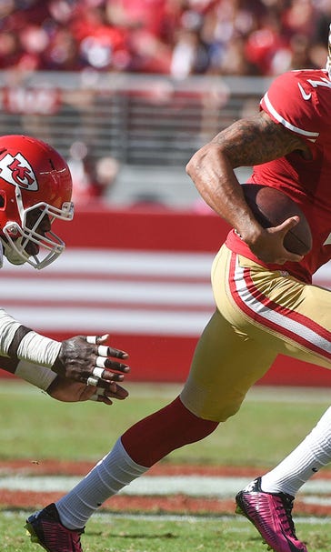 Kaepernick's arm is one thing, but Rams must contain his legs, too